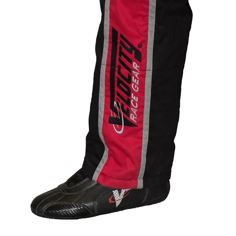 Velocity 5 Race Suit - Black/Red