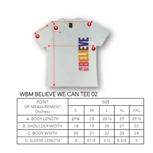 WBM BELIEVE WE CAN TEE 02